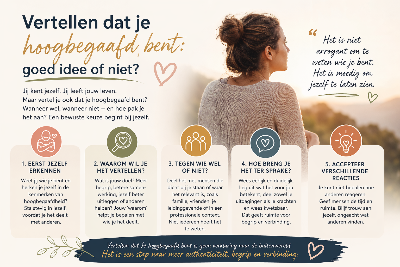 Vertellen dat je hoogbegaafd bent: goed idee of niet?